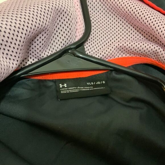 Under Armour loose fit pullover windbreaker jacket  youth YXL - Picture 9 of 10